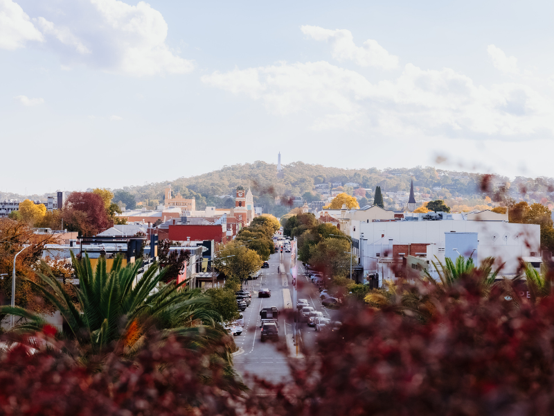 Albury city streetscape